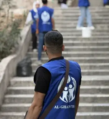 Photo of Al-Ghaith Volunteer Team during field work